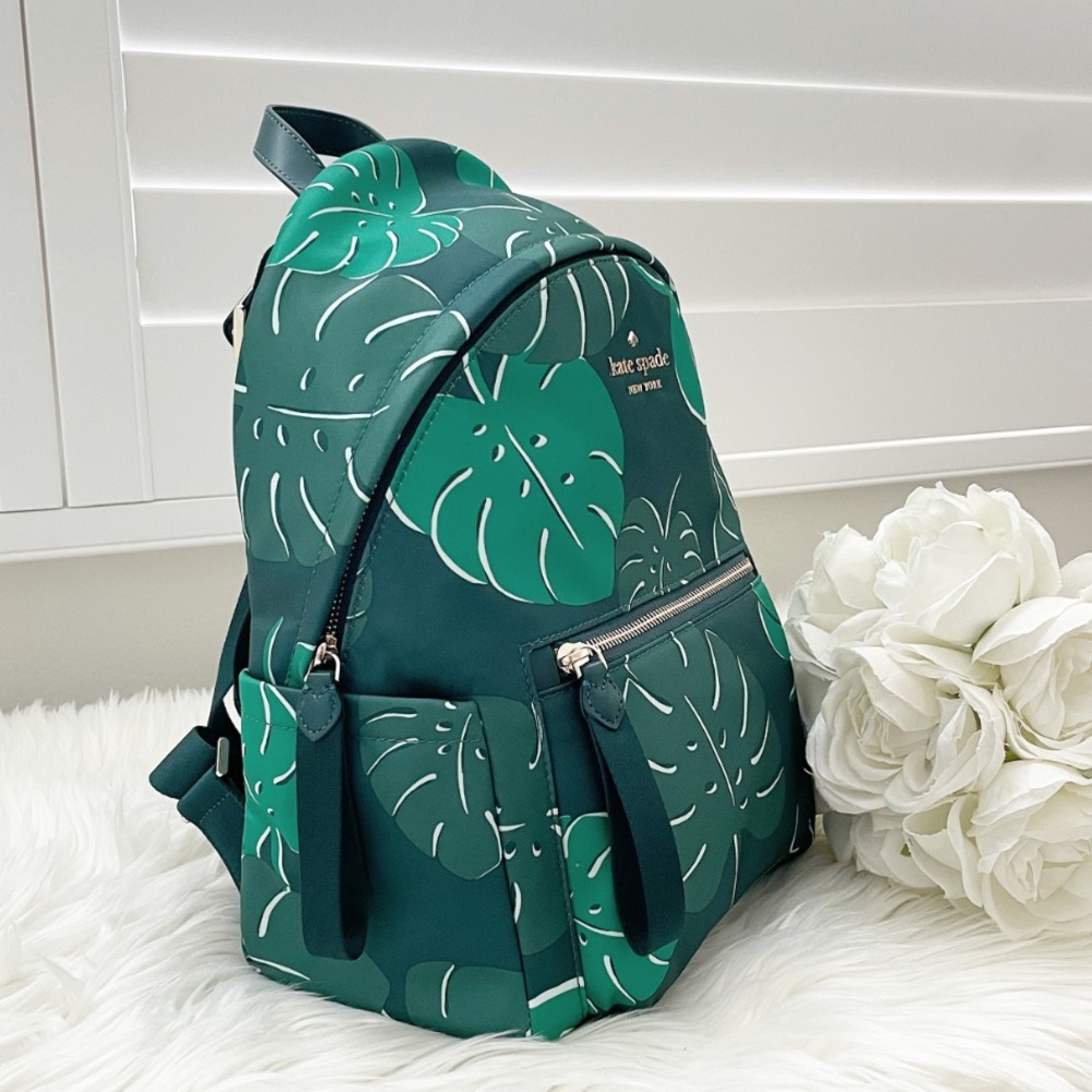 Kate Spade Monstera Leaves Backpack - Picture 2 of 5